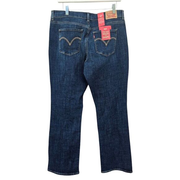 Levi's Signature Classic Boot Cut Jeans Size 14 M Med Wash 5 Pocket NEW Mid Rise - Picture 2 of 9